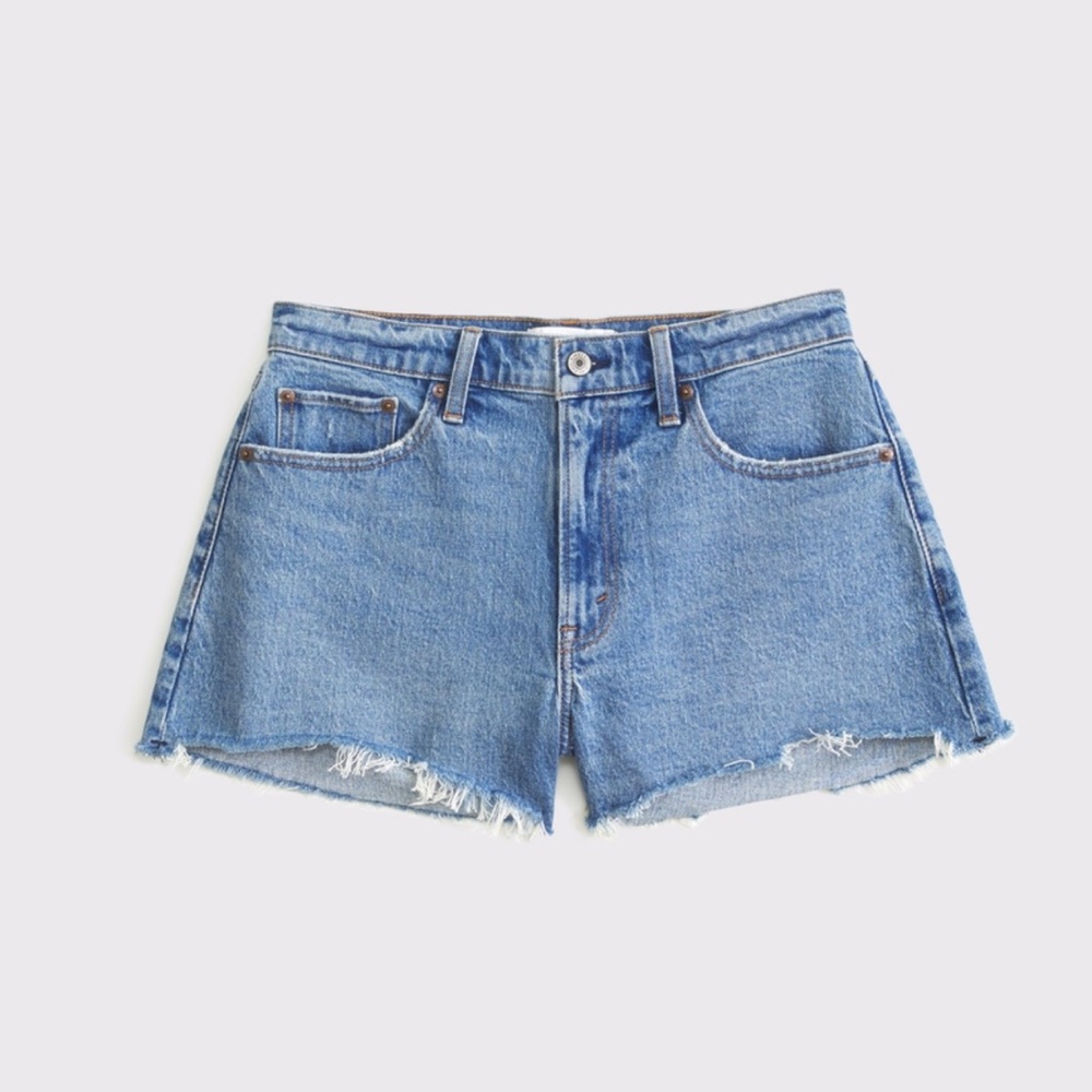 Abercrombie Curve Love Jean Shorts